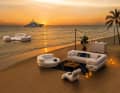 Whether on land or on the water: FunAir manufactures inflatable furniture.