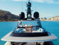 Sun deck: At the very top there is a futuristic outside steering position in the style of the "mother ship" and ...