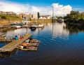 Floating jetty of the Neustadt harbour