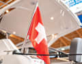 Suisse@Interboot: Hall B1 traditionally flies the Swiss flag. To be continued at Interboot 2023