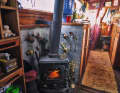 Without a shore power connection, the stove has to keep you warm in the cold months of the year - just like in the old days