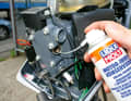 To protect the cylinder from rust, special preservative should be sprayed through the spark plug hole