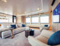 Salon: Für Interiordesignerin Carla Guilhem war „Lady Lene“ das erste Yachtprojekt. Ihr war wichtig, dass sich die Familie an Bord wie zu Hause fühlt