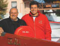 Visiting a powerboat legend: Tullio Abbate.