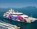 4th place - Eye-catcher: The artistic paintwork of the "Saluzi" attracts attention. According to the Chinese artist Li Jiwei, it is intended to represent the mystical war horse "Tia Moana"