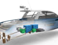 Full hybrid: the diesel generator fully charges the batteries in 45 minutes