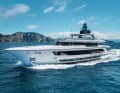 Clear shapes: Francesco Paszkowski designed the masculine exterior of the 450-tonne vessel, which is equipped with a diesel-electric hybrid drive as standard.  The range in eco mode is 7600 nautical miles