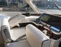 White upholstery characterises the appearance