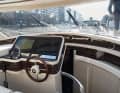 Steering position with good all-round view
