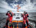 They go out when others seek the protection of a safe harbour: The volunteer crews of the 55 DGzRS stations