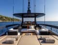 Flybridge mit Sitzecke