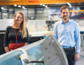 Nebenan arbeitet das Team von Rondal, Ilse Blok (Marketing) und Boaz Dikken (Vertrieb)