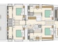 Unterdeck: Aus dem  Beachclub mit  Klappbalkon wird in der Oasis-Variante ein Gym, das aus dem Cockpit zugänglich ist