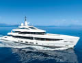 Streamlines: The almost 50 metre long steel-aluminium displacer runs at up to 15 knots. The RWD designers focussed on glass fashion plates and proximity to the Oasis series