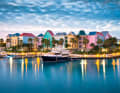 Bright colours are part of everyday life in the Bahamas