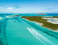 Pure Caribbean: more than 350 islands form the Exumas chain in the centre of the Bahamas