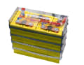 Prismatic cells: Most lithium iron phosphate batteries contain rectangular cells and offer good space utilisation. Depending on the model, the cells are packaged in a thin aluminium or plastic housing