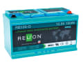 In a standard housing: convenient for easily replacing lead-acid batteries. The dimensions correspond to those of the standard lead-acid formats. As lithium cells are more compact, the housing is often not completely filled with batteries
