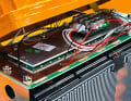Everything in the battery: minimal installation effort. The storage units cannot communicate with each other, which leads to problems in series connections. Models with Bluetooth show charge status and cell voltage via app