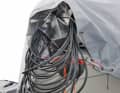 Winter storage: If you also supply the boat with electricity in winter, it is better to store surplus cables in the boat