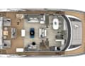 Galley upstairs: Instead of a kitchen, a lounge can also be planned opposite the table