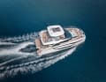 Travelling time: The M8 is designed to travel at up to 20 knots. The cruising speed is stated in the specification as 15 knots, which will take her 350 nautical miles