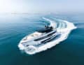 Striking: The Majesty 111 comes with a Jacuzzi, negative bridge windows and a top speed of 20 knots as standard. The black hardtop paintwork is optional
