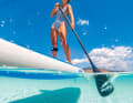 Nowadays, nobody has to drag frying pan-sized paddle blades martially through the water anymore