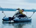 In the RIB, the 15-kilowatt electric motor is designed to provide 24 knots