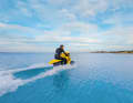 Sinker: Ascend with the seat just above the water surface