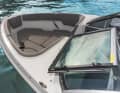 If desired, the seats in the front can be converted into a lounger