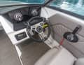 Easy-to-read round instruments and adjustable steering wheel are impressive