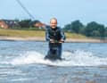 Kneeboard: Das Board ist mit einer Polsterung ausgestattet