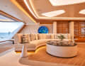 Essential equipment: The extremely experienced charter owners requested a large beach club for their first yacht.