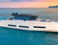 Cantiere del Pardo loads for the first time on the 23 metre GT75, designed by Nauta Design both inside and out