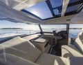 The saloon has good natural light and comfortable seating