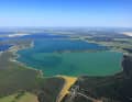 Blick über die Seenkette von Osten nach Westen