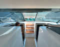 The various hulls are located to port and starboard. Via the stairs to the foredeck