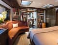 Contrasts: "Pink Gin VI" was once given a villa-like interior, ...