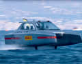 Das wasserstoffbetriebene Chaseboote des italienischen Teams ...