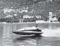 Weltrekord-Boot von 1935 in der 1,5-l-Klasse. Am Steuer Riva-Ingenieur Valtolina