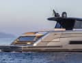 The striking stern with lowerable bathing platform