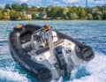 Easily recognisable at the stern: the off-centre steering position.