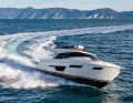 The 15.33 metre long compact flybridge format Ferretti Yachts 500 will be on display on their stand in Hall 6