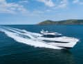 Princess is once again investing in an impressive stand in Hall 6 this year, shipping five models from its shipyard in Plymouth, including the 25.26 metre long S80 from the sporty S Class