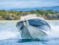 ... the deep V-hull with its pronounced steps coped well.
