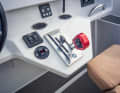 The racing levers are an option.