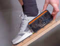 The grip is determined for three deck surfaces on the inclined plane.