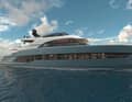Winter garden: The 26 metre long St. Barth is designed for families and groups of friends.