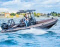 Whether fishing trips or excursions in rough coastal waters are planned, the Brig Navigator 22 is in its element.